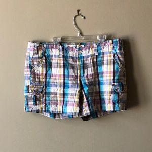 Roxy Shorts 🩳 Checkered Colorful Pattern